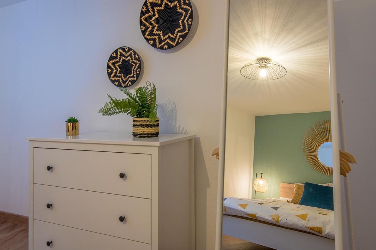 Appart 4 Pers Design Et Cosy Avec Jardin Au Coeur De Selestat Exterior photo